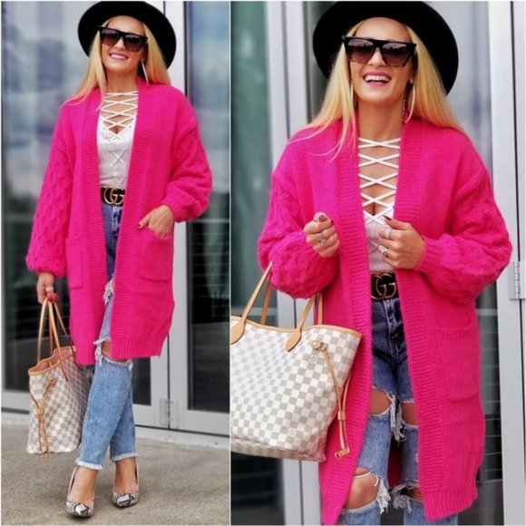 BREE Soft Cardigan Colorful Pink K… - Picture 2 of 5